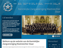 Tablet Screenshot of mastreechterstaar.nl